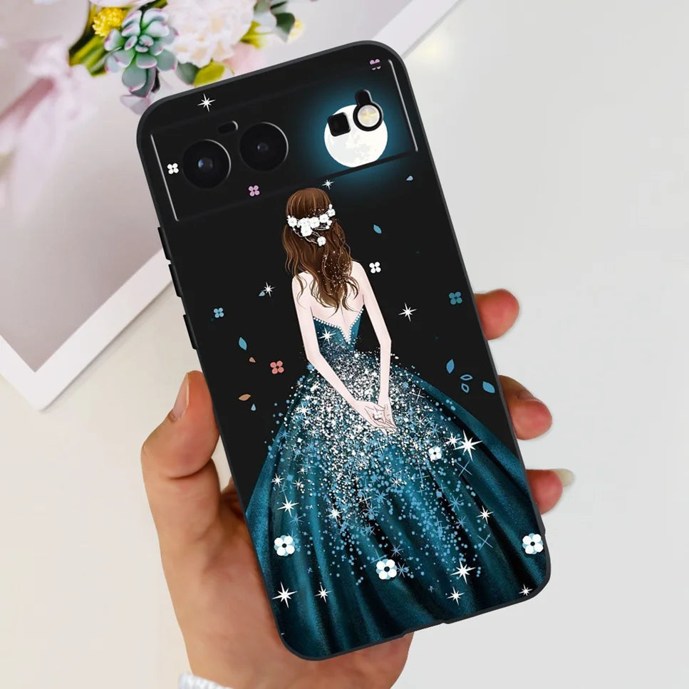For Cover Google Pixel 6 Case Cute Cat Cartoon Bumper Back Shockproof Soft TPU Case For Google Pixel 6A 6PRO Pixel 6 Phone Cases