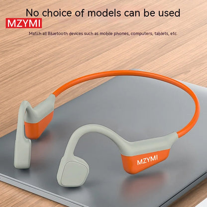 MZYMI Bone Conduction Sport Headphones I18PRO Neckband Bluetooth 5.3 Earphones Hifi Sound Running Wireless Headset TWS Earbuds