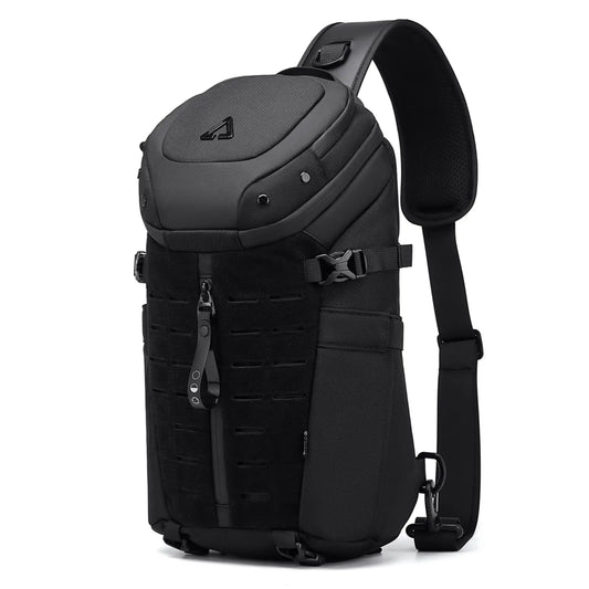 Anti Theft Sling Bag Shoulder Crossbody Backpack Waterproof Chest Bag with USB Charging Port Lightweight Casual Daypack