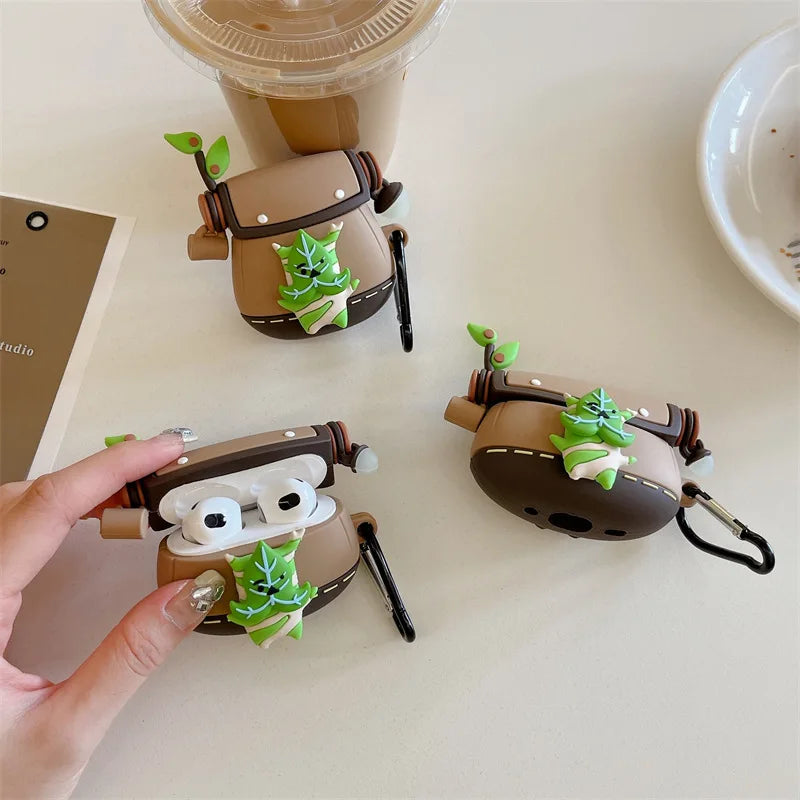 Anime Game Zeldas Tears Yahaha Koroks Action Figures Earphone Case Airpods 1 2 3 For Airpods Pro2 Protect Cover Yahaha Bag Cute