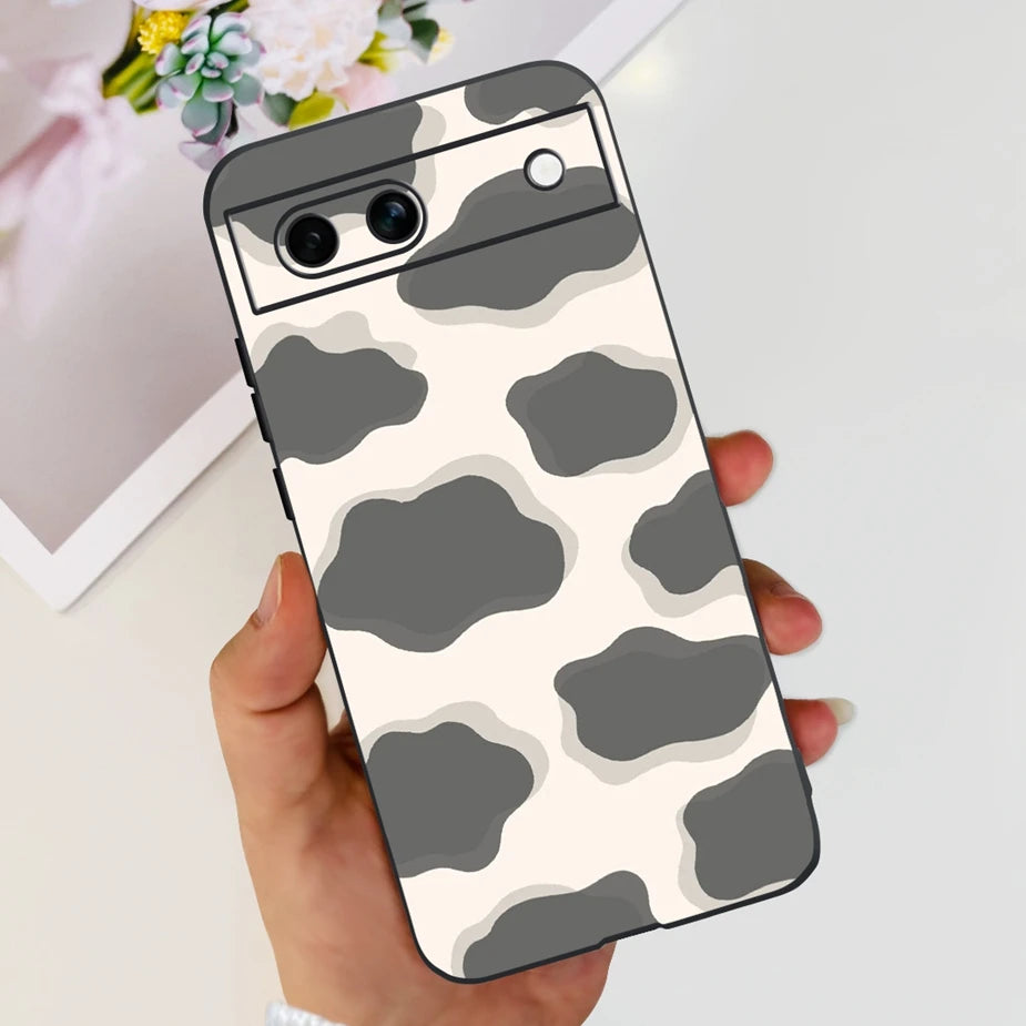For Google Pixel 8A Case Stylish Painted Cover Soft TPU Shockproof Phone Case For Google Pixel 8 Pro Pixel8A Fundas Coque Bumper