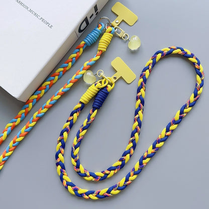 Creative Cartoon Mobile Phone Universal Lanyard Crossbody Long Rope Lanyard Rope Cartoon Decorative Pendant Accessories