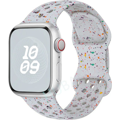 Strap For Apple Watch Band 46mm 44mm 49mm 45mm 40mm 41mm 38 42mm correa Breathable bracelet iwatch series 10 8 SE 7 6 5 9 Ultra