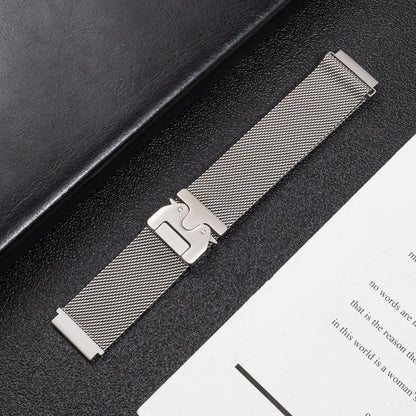 22mm Milanese Strap for Samsung Galaxy Watch 3 45 46mm for Xiaomi Redmi Watch 5 Active Metal Solo Loop Stainless Steel Wristband