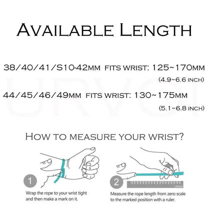 URVOI Band for Apple Watch Series 11 10 9 8 7 SE 3 Nylon loop Elastic Hairband Strap for iWatch Xmas gift red Christmas bowknot