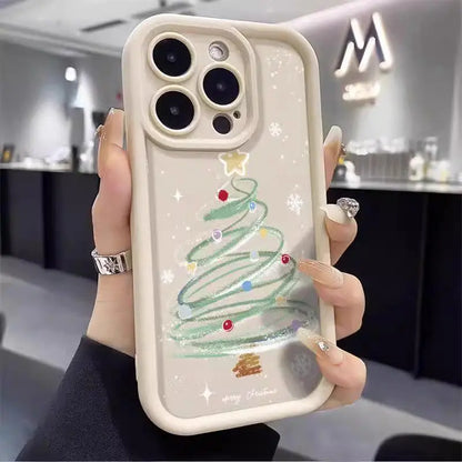 For Samsung Galaxy A56 A36 A26 A54 A16 A17 A15 A06 A07 A25 A55 A35 A14 A34 A24 A05 A05S A32 A52 A23 A53 A33 A04 Christmas Cases