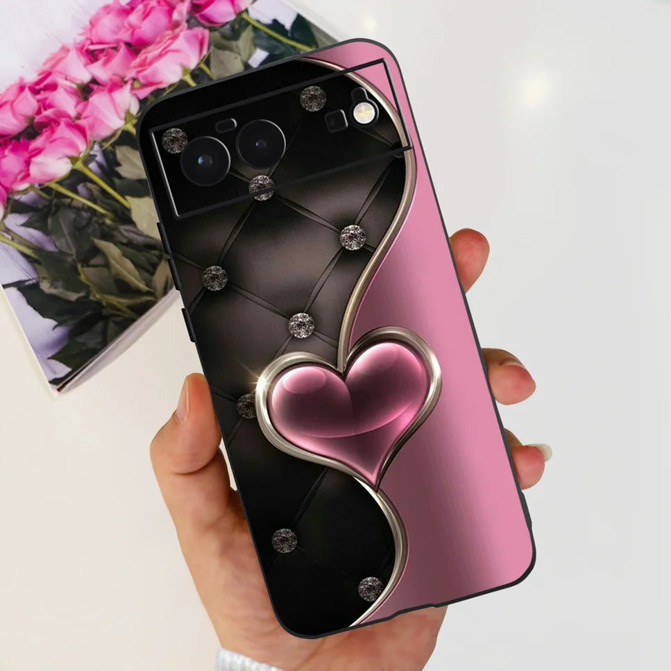 For Cover Google Pixel 6 Case Cute Cat Cartoon Bumper Back Shockproof Soft TPU Case For Google Pixel 6A 6PRO Pixel 6 Phone Cases