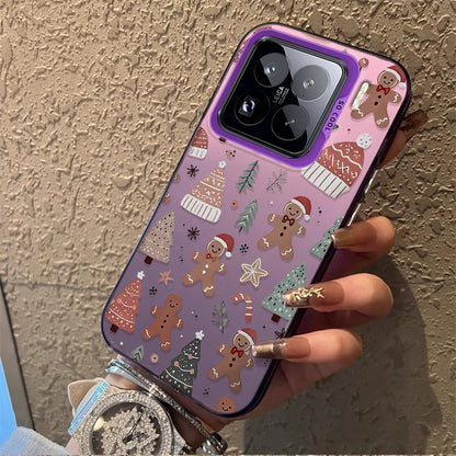 Santa Claus Frosted Case for Xiaomi Mi 15 14 14T 13 13T 12 12T 12X 12S 11 Lite POCO F6 F5 X6 X5 X3 M6 Pro 5G 4G M5S Hard Cover