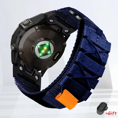 New Quick Fit Nylon Strap for Garmin Watch Fenix7 7X 6X Pro/Epix Pro Gen 2 51mm 47mm/Fenix6 5Plus 5XPlus 22mm 26mm Watchband