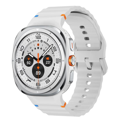 Silicone Band for Samsung Galaxy Watch ultra Strap 47mm Bracelet correa Galaxy Watch 7 6/6 Classic/5 pro/4 44mm 40mm 43mm 46mm