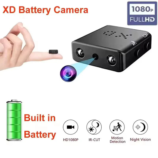 XD Mini Camera Full HD 1080P Home Security Camcorder Night Vision Micro Cam Motion Detection Video Voice Surveillance Recorder