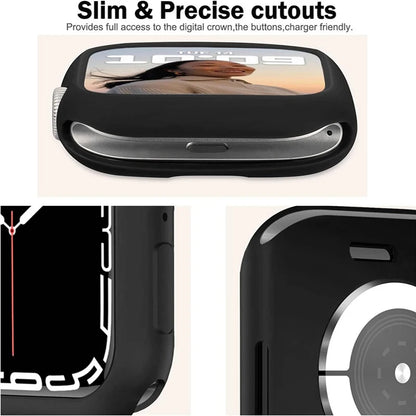 Soft Silicone Case For Apple Watch 46mm 44mm 45mm 40mm 41 49mm 38 42 mm Protection Shell Cover iWatch Series Ultra 10 9 8 7 SE 6