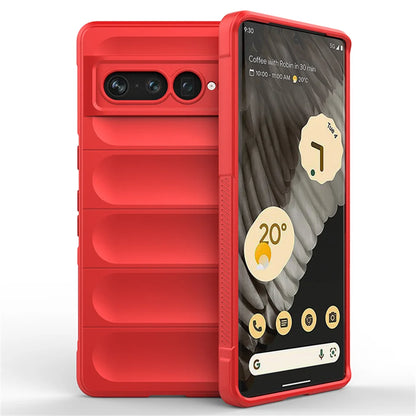 Armour Skin-friendly Shockproof Phone Case for Google Pixel 10 9 8 7 Pro XL 9A 8A 7A Matte Soft Liquid Silicone Protective Cover