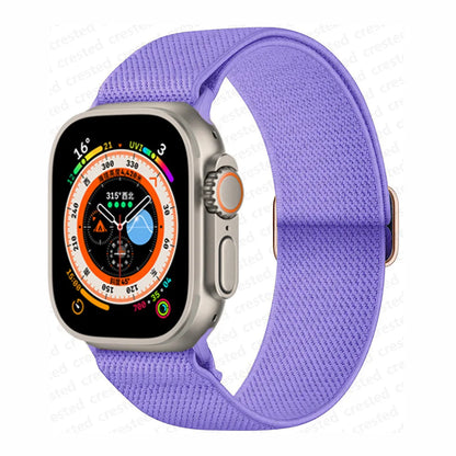Scrunchie Strap for Apple watch band 45mm 44mm 40mm 41mm 42mm 46mm 49mm Elastic Nylon bracelet iWatch 11 10 9 8 7 6 se Ultra 3/2