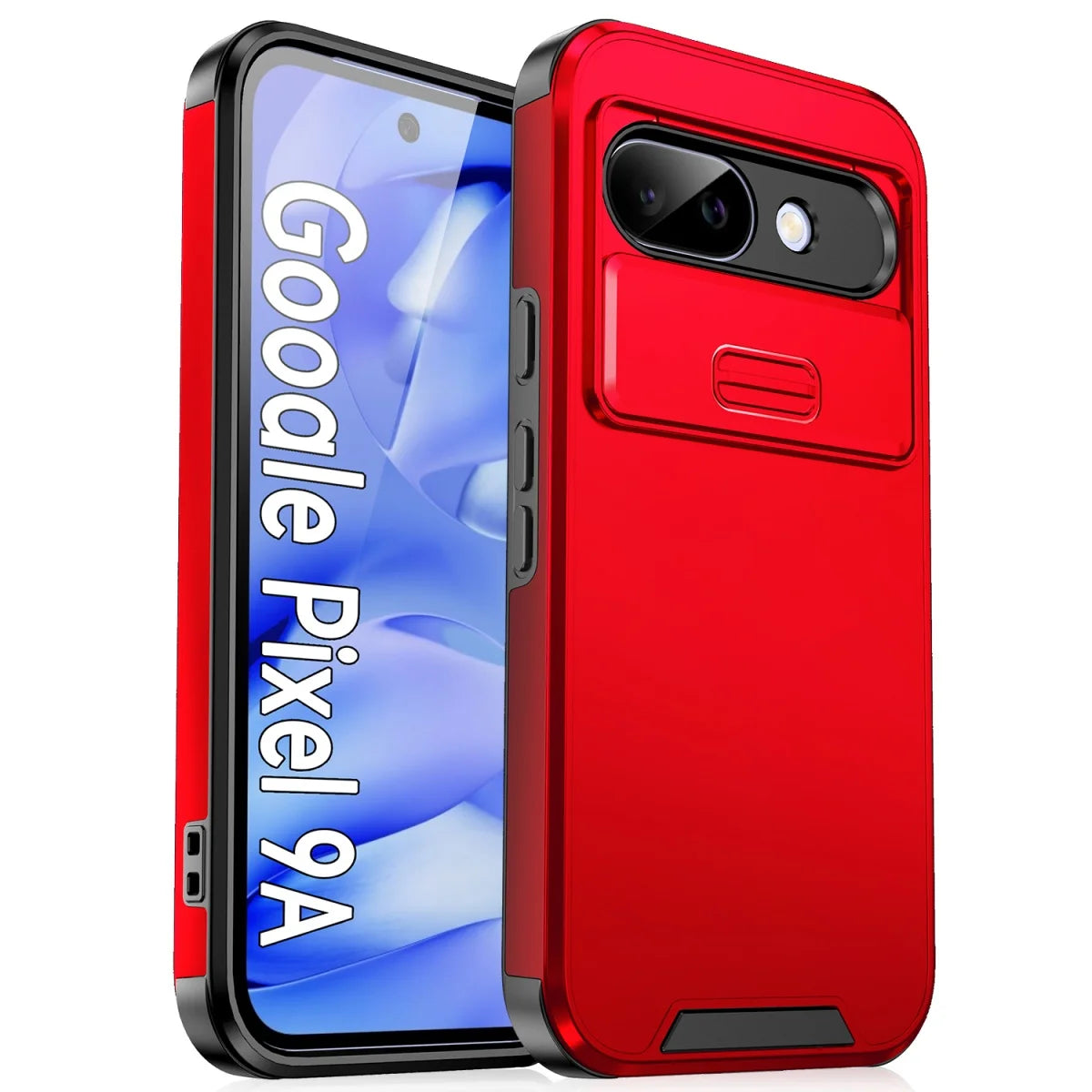Luxury Slide Camera Protective TPU Phone Case For Google Pixel 9 8 7 Pro XL 9A 8A 6A Military Shockproof Defender Bumper Cover