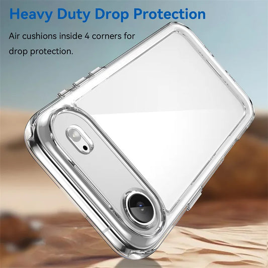 For iPhone Air Case For apple iPhone Air 17 Air Cover Bumper Clear PC TPU Shockproof Silicon Protective Phone Cover iPhone Air