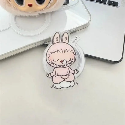 NEW Korea INS Y2K Cartoon Holder For Magsafe Pop.sockets Magnetic Griptok Grip Tok Stand Foldable Phone Bracket Case Accessories