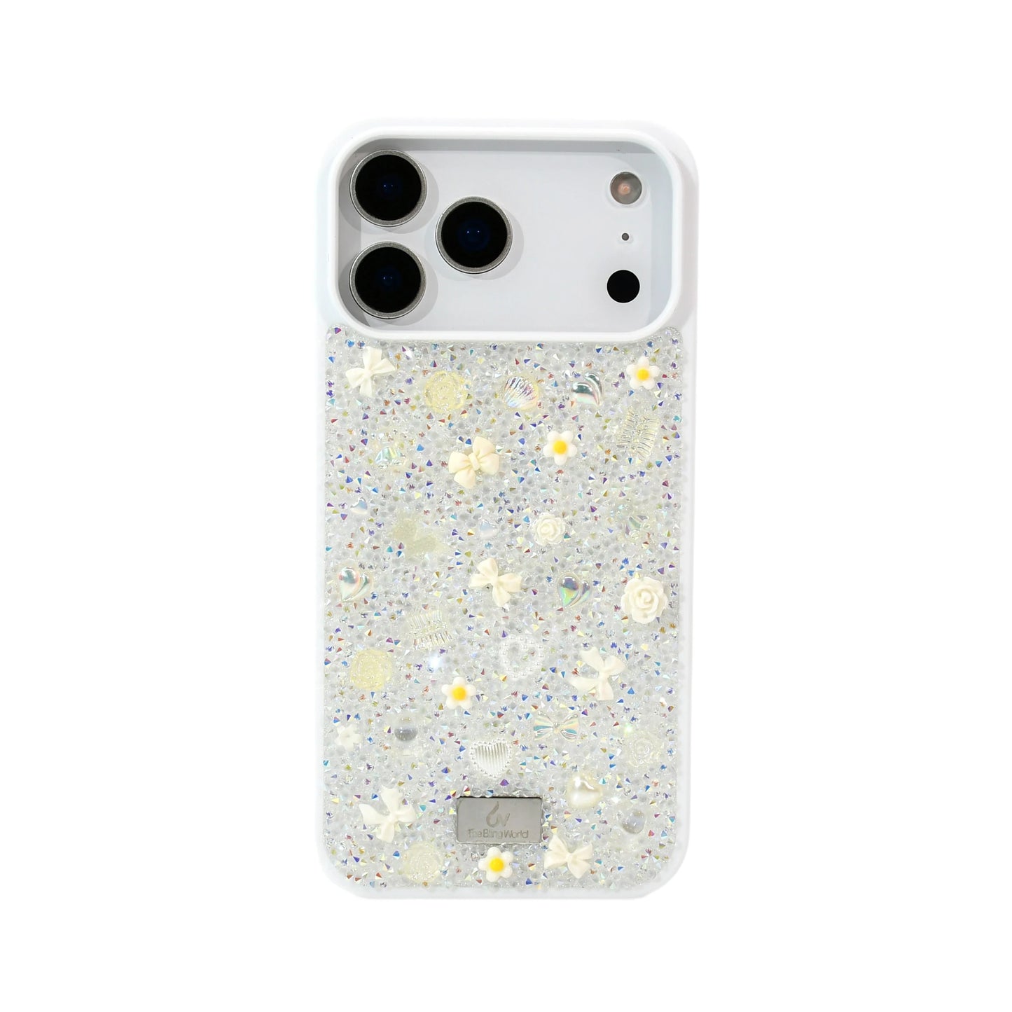 For IPhone 17 Pro Max/IPhone Air/17 Pro/17 Crystal Phone Case 3D Trinket Diamond Rhinestone Inlaid Fashion Glitter Back Cover