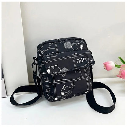 2025 The New Cartoon Corner Creature Snoop Shoulder Diagonal Handbag Purses and Handbags Crossbody Bags for Women
