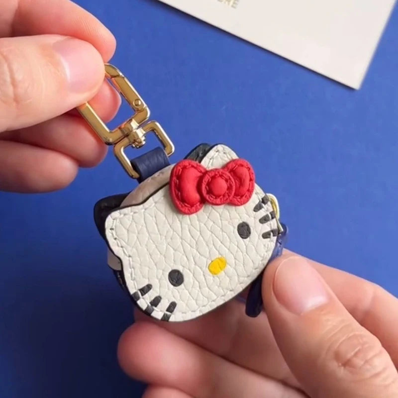 Hello Kitty Key Chain Kawaii Cartoon Backpack Pendant Dopamine Accessories KT Cat Cute Decoration Charming Pendant Birthday Gift