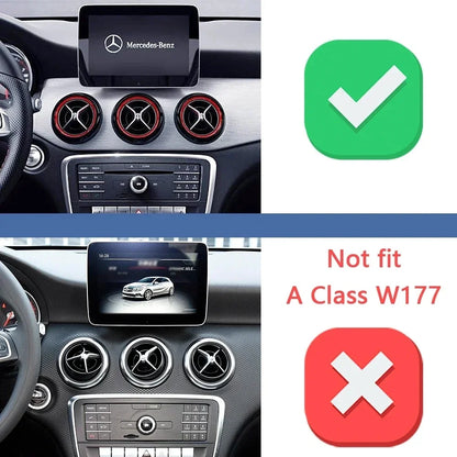 For Mercedes Benz A Class W176 2013-2018 Car Phone Mount Automatic Locking Universal Air Vent Cell Phone Holder Cars Accessories