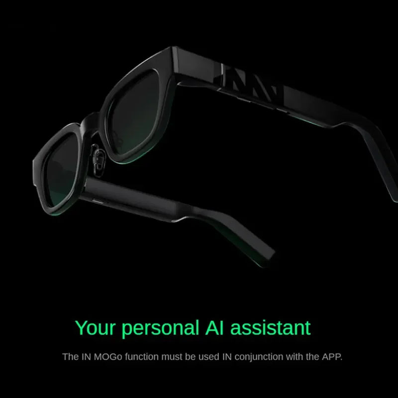 INMO Go Smart AR Glasses Wireless AI Assistant Glasses Music/Call/Translation/Teleprompter/Navigation/Bluetooth Audio In Stock - covers4phones