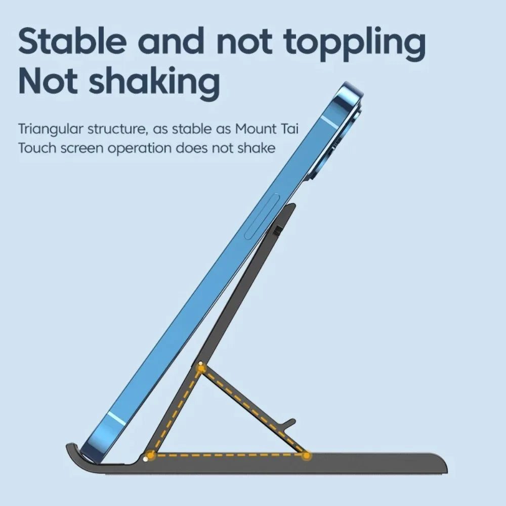 Foldable Universal Mobile Phone Stand Table Phone Holder Bracket Adjustable Desktop Stand For iPad iPhone Samsung Tablet Bracket