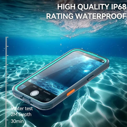 for  iPhone 17 Pro Max 17 Air Waterproof Case for Magsafe Magnetic Wireless Charging Shockproof Pouch Screen Lens Protector