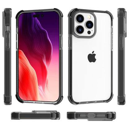 6FT Protection Airbag Bumper Transparent Case for iPhone 17 Pro Max 16E 15 14 13 12 11 XR 8 7 Plus Clear Hard Acylic Back Cover