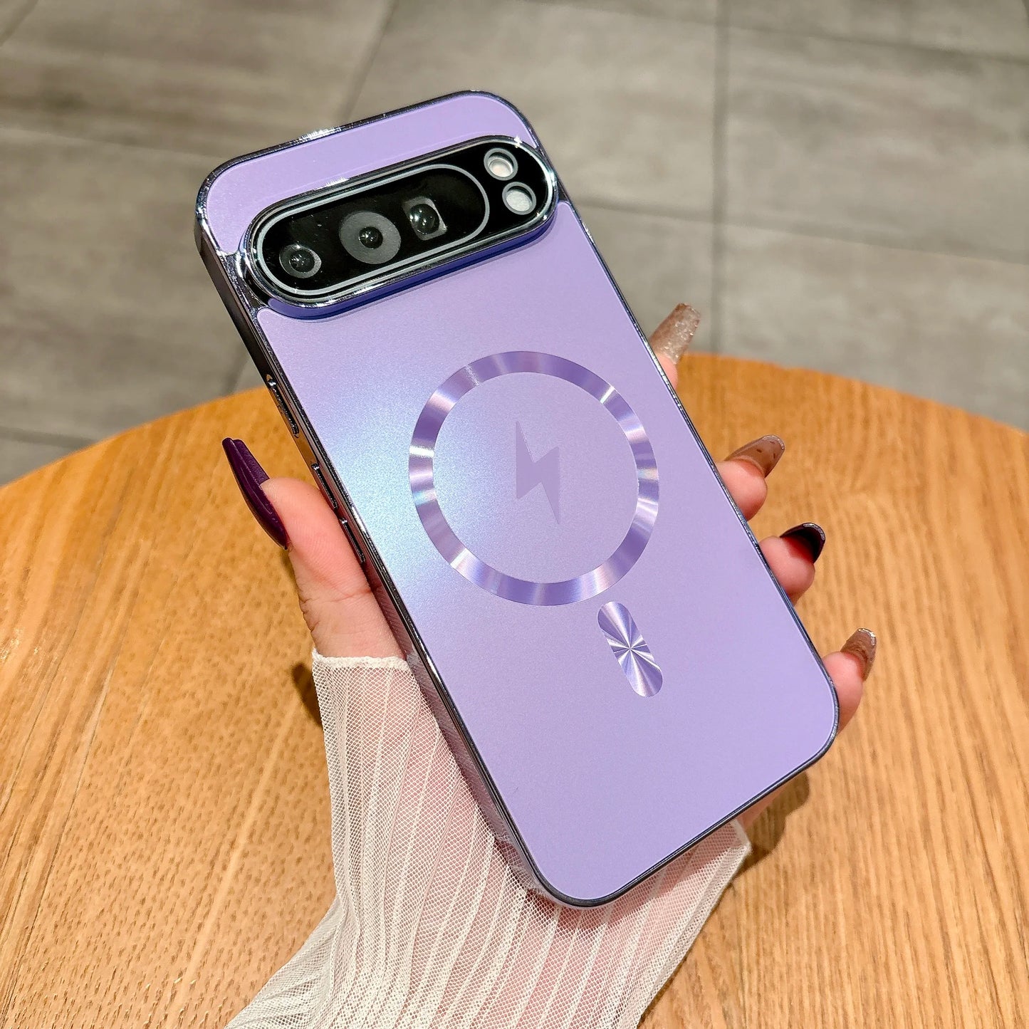 For Google Pixel 10 Pro XL 9 8 7 6 Pro 9A 8A 7A 6A Case MagSafe Magnetic Wireless Charging Lens Protection PC Shockproof Cover