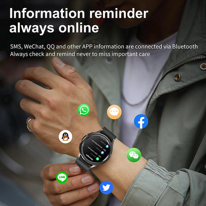 For android And iOS Watch 6 Classic Smart Watch Women Men Sports Fitness Health Waterproof Bluetooth Call Smartwatch 2025 New