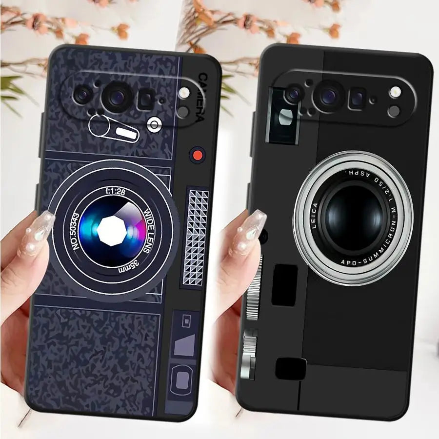 Soft Cover Case for Google Pixel 6 7 8 Pro 10 9 Pro XL 6a 9a 7a 8a Camera Design