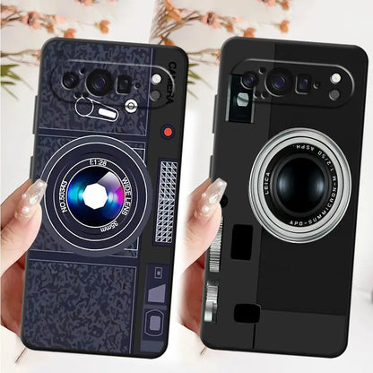Soft Cover Case for Google Pixel 6 7 8 Pro 10 9 Pro XL 6a 9a 7a 8a Camera Design