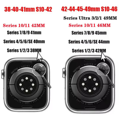 Silicone Band For Apple Watch strap 46mm 44mm 45mm 40mm 41mm 42-38mm 49mm sport bracelet iwatch series 11 10 9 8 7 6 5 SE Ultra3