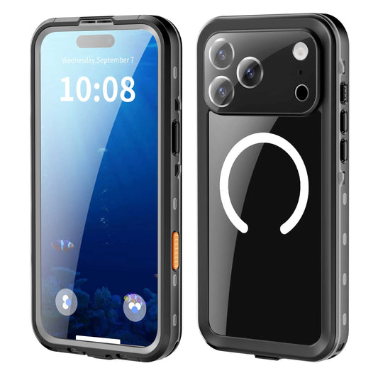 Shellbox hot sales 360 full coverage shockproof dustproof IP68 professional waterproof phone case for iPhone 17 Pro/16/15/14/13