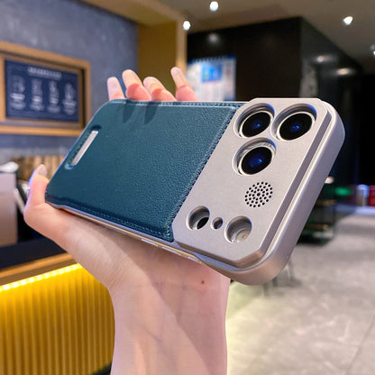 For Magsafe Leather Borderless Aroma Cooling Case For iPhone 17 16 15 14 13 12 11 Pro Max Plus 17 Air 16E Magnetic Back Cover