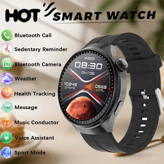 Outside Men Smartwatch HD Display Health Tracking Bluetooth Call Voice Assistant Sports Christmas Gift Smartwatch Women 2026 New
