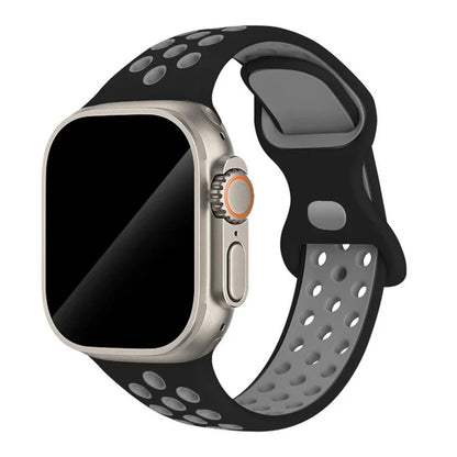 Strap For Apple Watch Band 46mm 44mm 49mm 45mm 40mm 41mm 38 42mm correa Breathable bracelet iwatch series 10 8 SE 7 6 5 9 Ultra