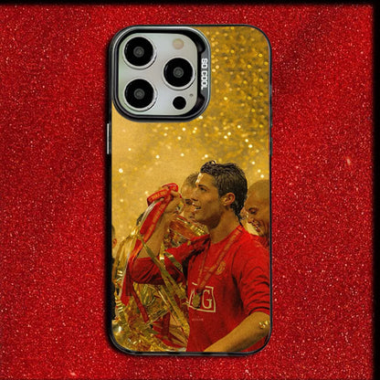 7 SPORT FOOTBALL Phone Case For iPhone 16,15,14,13,12,11,Mini,Pro,MAX Cr7 R-ROnAlDo Gray Drop Matte Shockproof Soft Cover