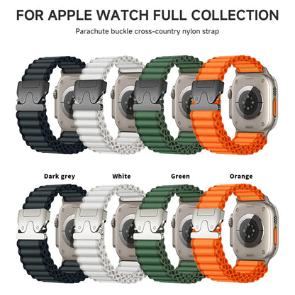Nylon Strap for Apple Watch Band Ultra 2 49mm 10 9 8 7 46 45mm 41 44mm Off-road Sports Wristband Bracelet for IWatch Series 6 SE