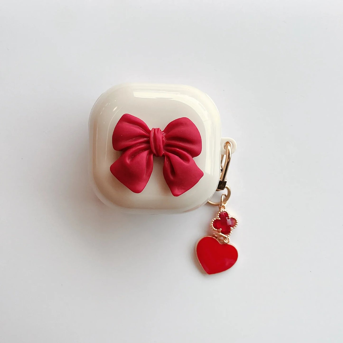 New DIY Fro Samsung Galaxy Buds FE 2 Pro Live Earphone Cover, Suitable for Samsung Galaxy Bugs 3 Pro Buds 3, with Keychain