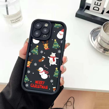 Merry Christmas Tree Gift Case For Google Pixel 8A 7A 9 Pro XL 7 8 PRO 7Pro Pixel7A Phone Casing Solid Color  Soft TPU