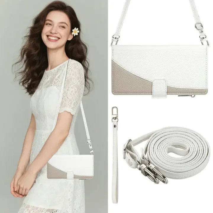 For iPhone 17 Pro Max 5G 2025 6-Card Zipper Leather Crossbody Funda For iPhone 17 Air Luxury Cover for iPhone 17 Pro Flip Case