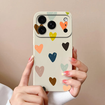 Case For iPhone17 17Air 17Pro 17ProMax Butterfly Love Heart Anti-fall Dustproof Trendy Housing For iPhone 17 Pro Max Funda Coque