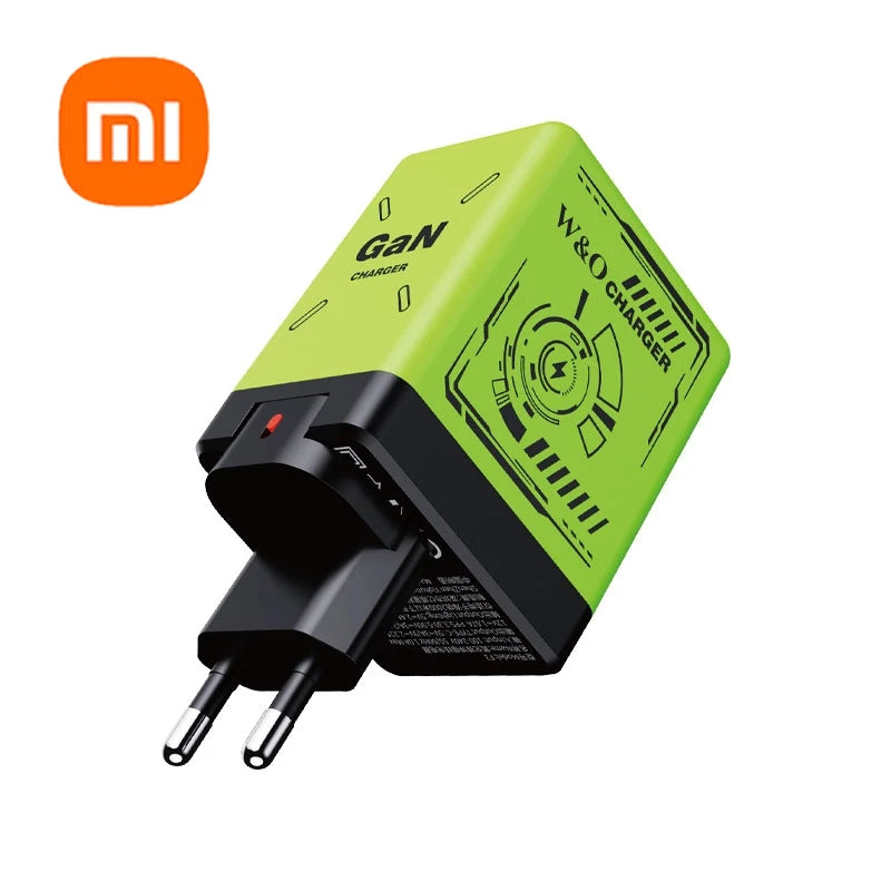Xiaomi GaN120W Ultra Fast Charger With Retractable Type-C Lightning Cable Fast Charging Adapter For iPhone16 iPad Samsung Huawei
