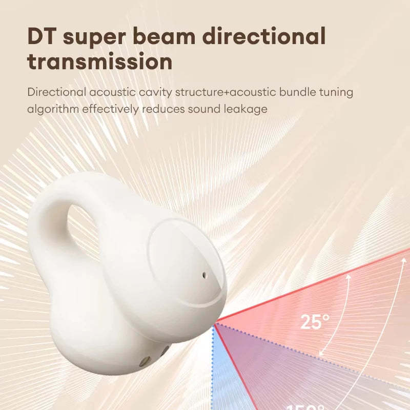 Origina Lenovo LP25 Bluetooth V5.4 Earphones Multi-function Ear-clip Design Headphones Fast Charging With Type-C Port Earbuds