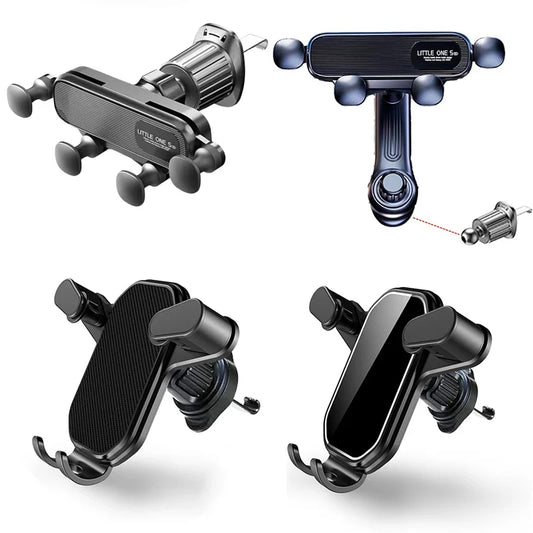 Universal Car Phone Holder with Ventilation Hook for 360 Degree Rotation Installation Anti Shake Supports All Phone Xiaomi