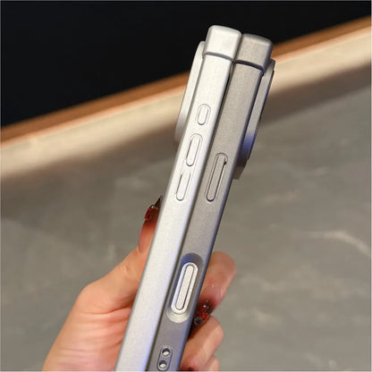 Shockproof Frosted Magnetic Phone Case For iPhone 17 Air 16 15 14 Plus 13 Pro Max For Magsafe Wireless Charging Soft TPU Cover
