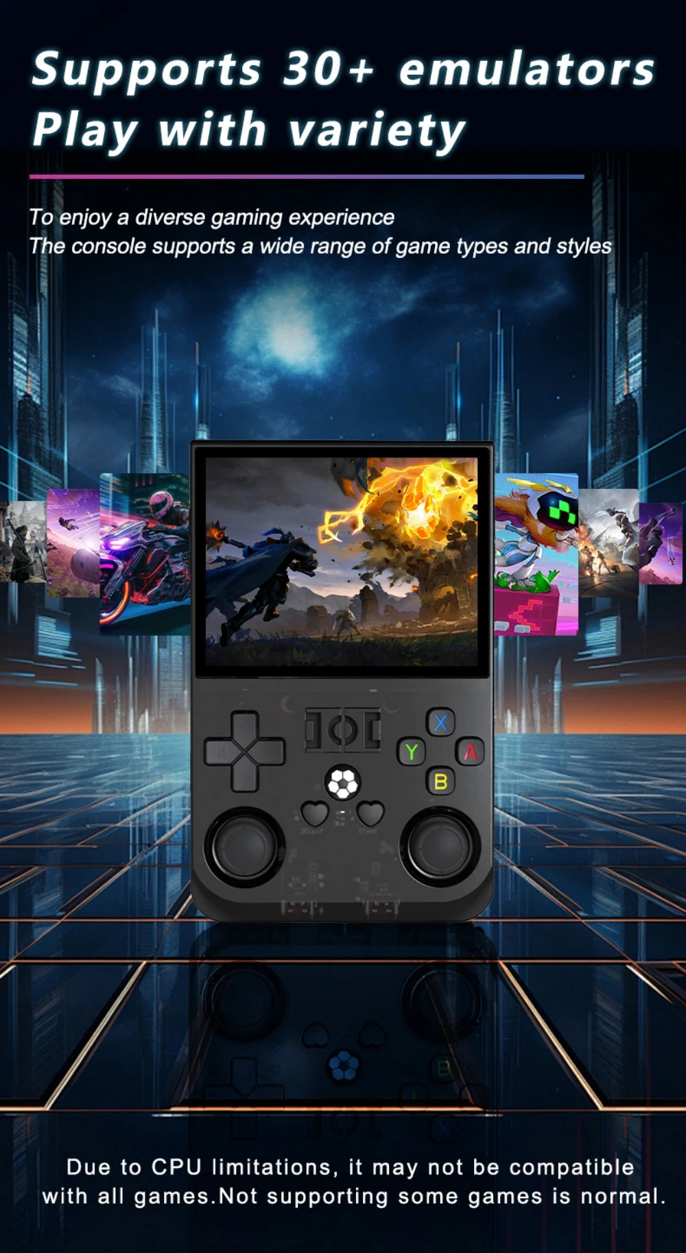 Open Source R36 PRO Retro Handheld Video Game Console Linux System 3.5 Inch IPS Screen Portable Pocket Player 128GB Games R36S