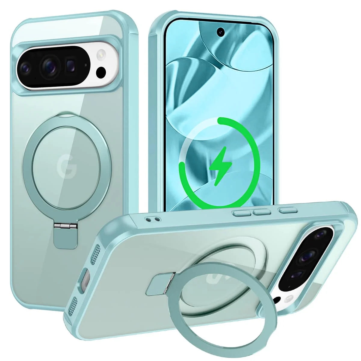 Magnetic For Google Pixel 10 Pro XL Pixel 10 9 Pro Case [Compatible With Magnetic] With Stand, Drop Protection] Shockproof Cover